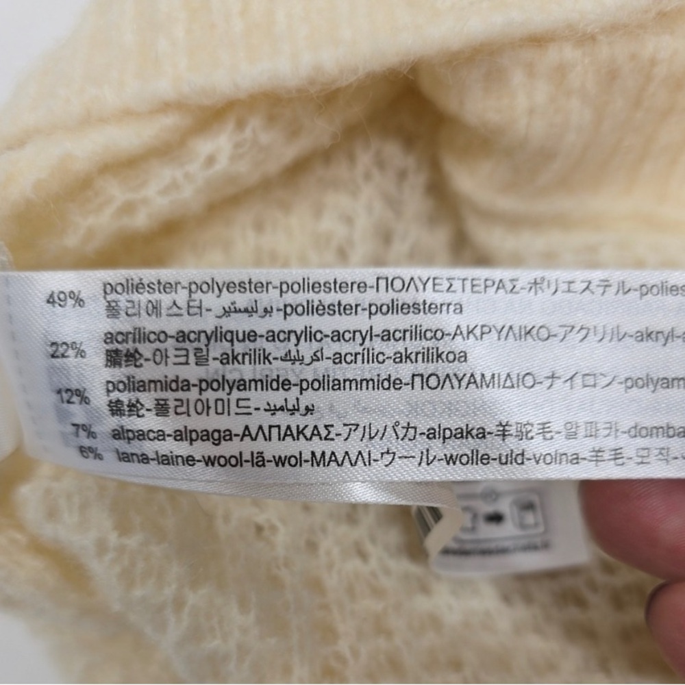 Zara Women's Cream Sweater - Picture 5 of 5